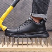 GUYISA Work Safety Shoes Working Shoes for Men Lightweight Steel Toe Safety Shoes