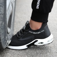 Shock Outsole Puncture Proof Work Construction Breathable Light Weight Safety Shoes
