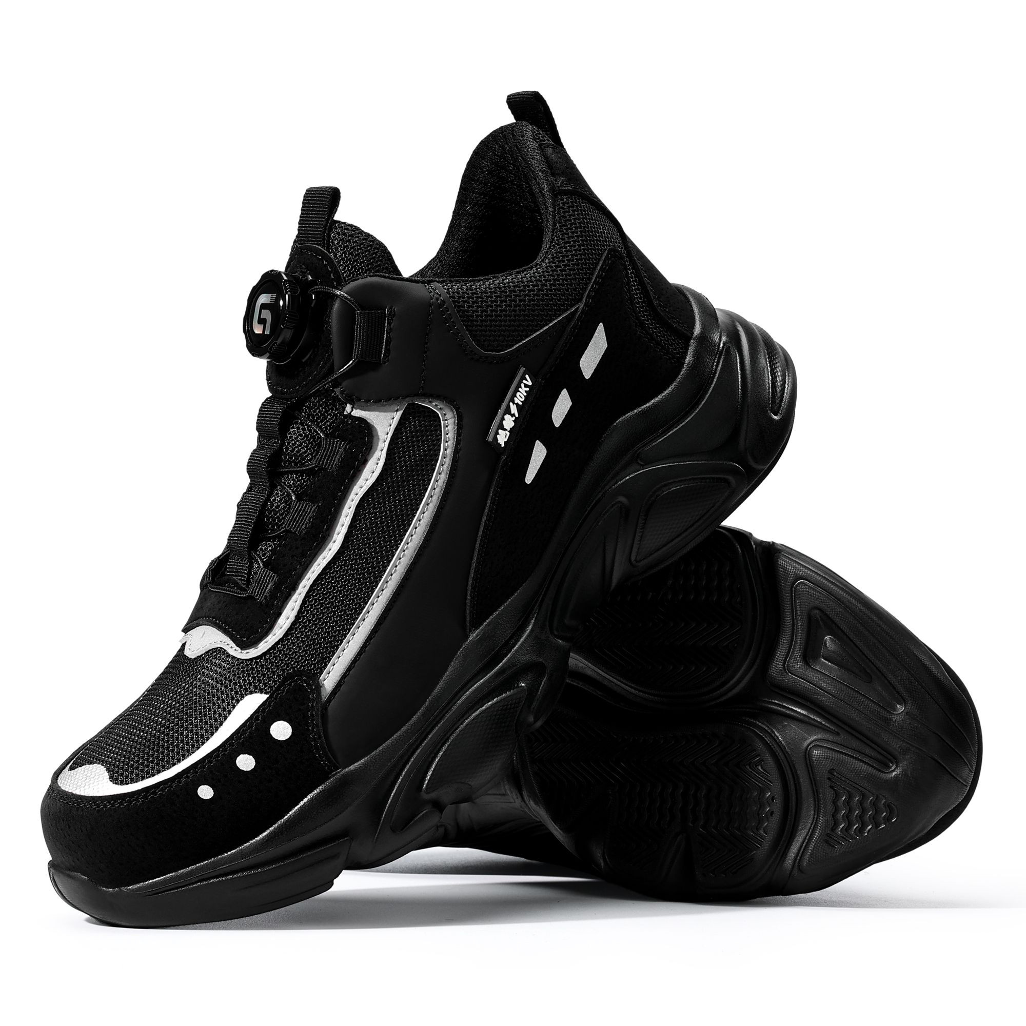 The Safety Shoe Factory Directly Supplies Popular Mens Summer Breathable Intelligent Buckle Insulated 10KV Safety Shoes
