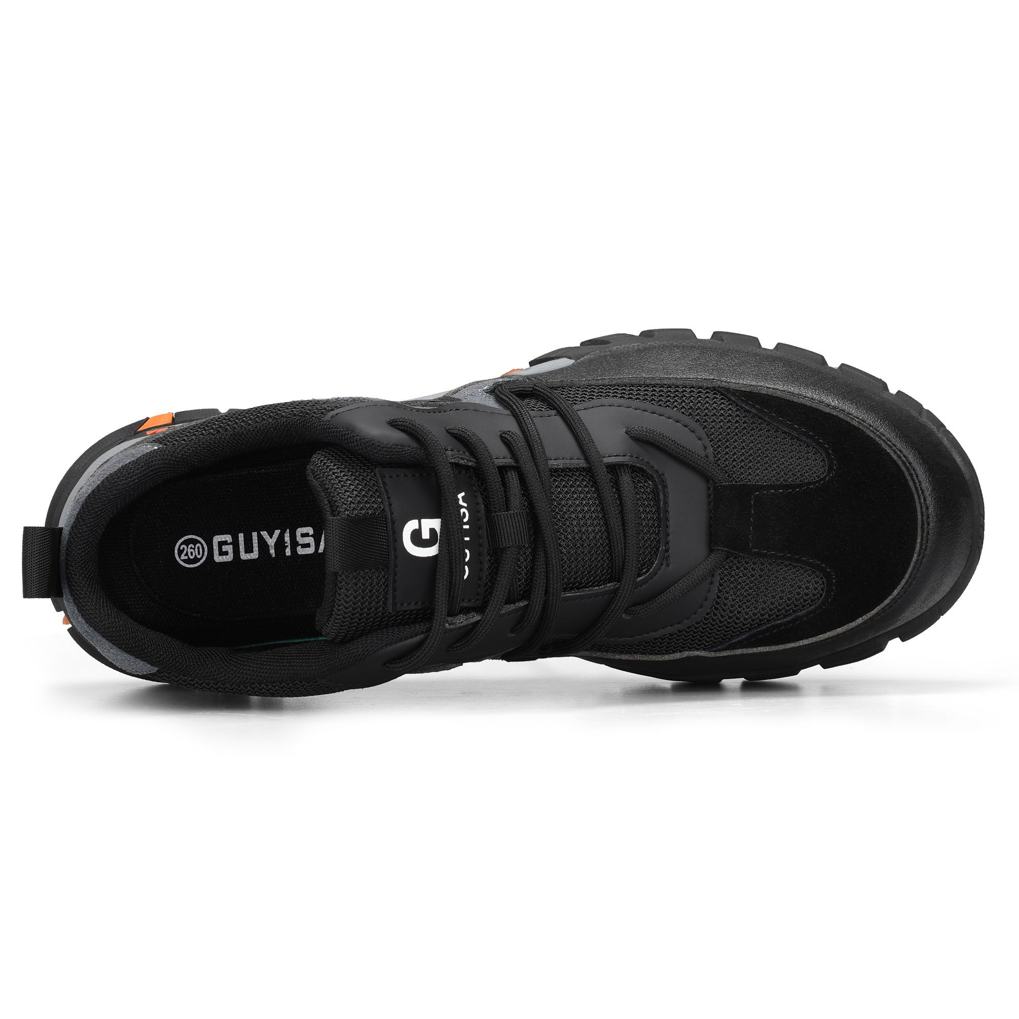 GUYISA Mens Anti-Puncture Impact-Resistant Steel Toe Shoes for Industry Construction New Arrival Foot Protection Safety