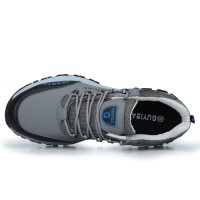 GUYISA2025 Hot Sale Waterproof Microfiber Anti-Slip Anti-Puncture Work Shoes Mens Steel Toe Safety Shoes