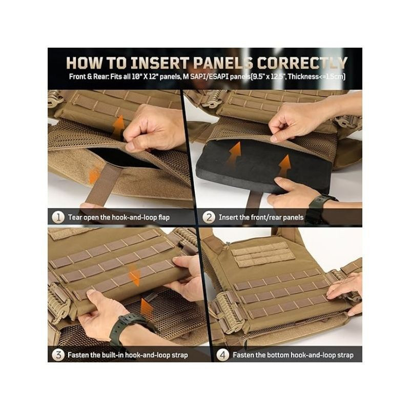 Cross-border exclusive quick-release tactical vest, multi-functional quick-release protective vest
