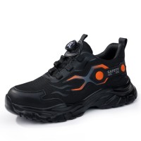 Mens Steel Toe Industrial Safety Shoes Work Boots for Construction Sites