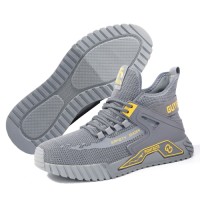 Ultralight Safety Shoes - Breathable Composite Toe Athletic Work Shoes for Construction & Outdoor Sports
