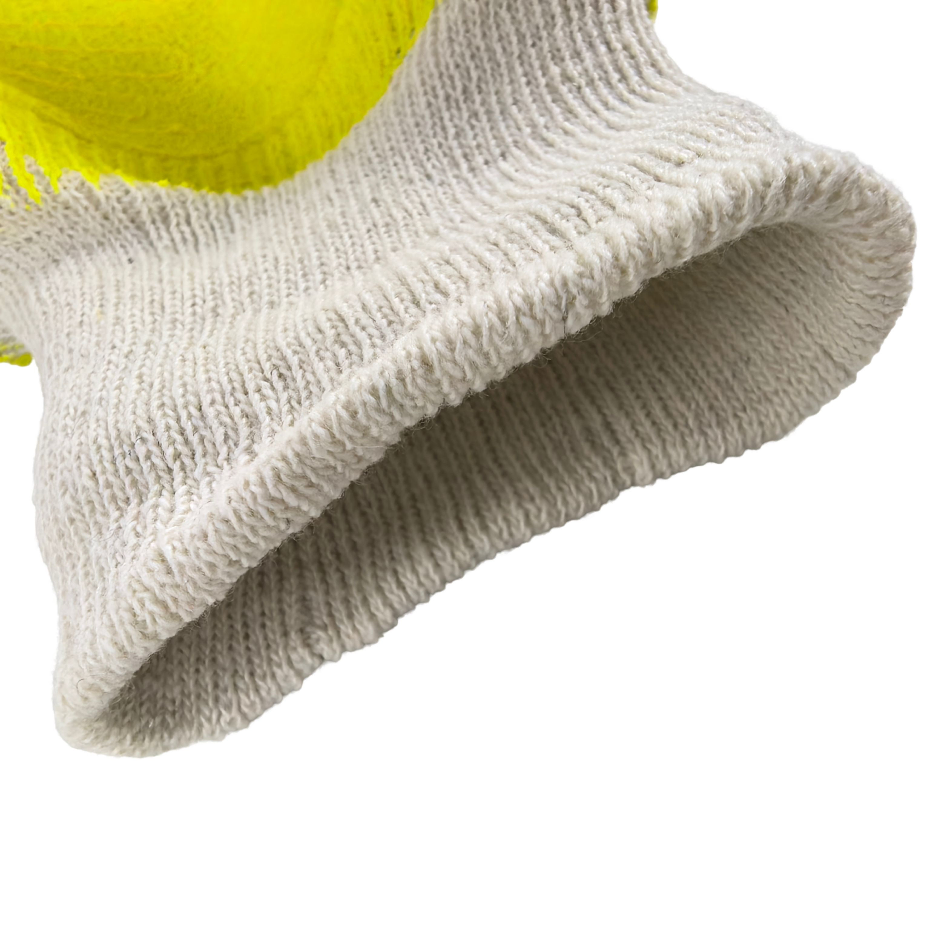 Crinkled Latex Coated Work Gloves "9A Gauge" Woven Fabric Full Finger for Chemical Handling & Industrial Protection