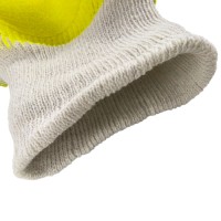 Crinkled Latex Coated Work Gloves "9A Gauge" Woven Fabric Full Finger for Chemical Handling & Industrial Protection