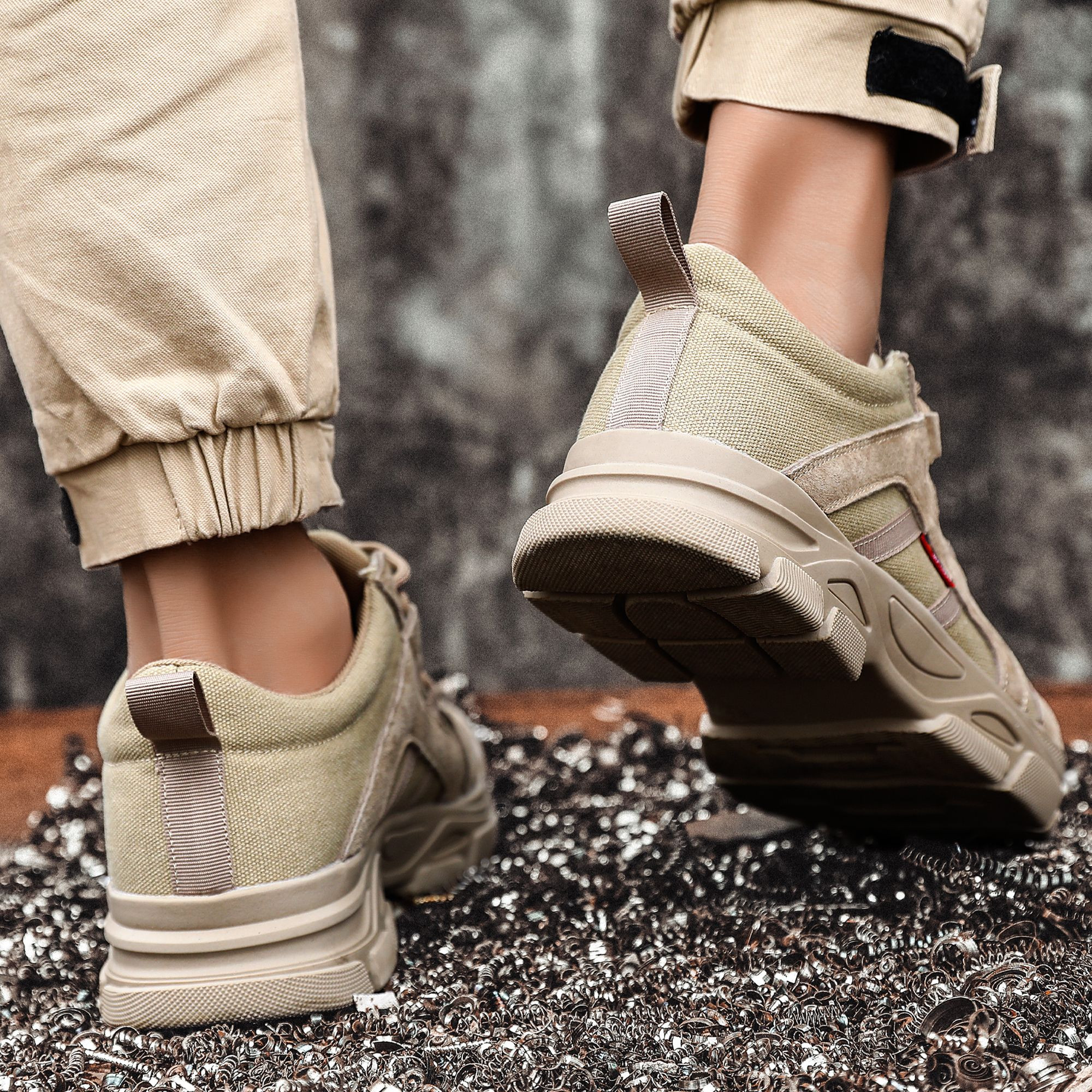 GUYISA High-Security Impact and Stab Resistant Safety Shoes for Construction & Heavy Industry Durable Rubber Outsole