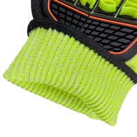 Anti-Vibration TPR Coated Cut Resistant Gloves Nitrile Sandy 13G for Mechanical Repair & Workshop Safety