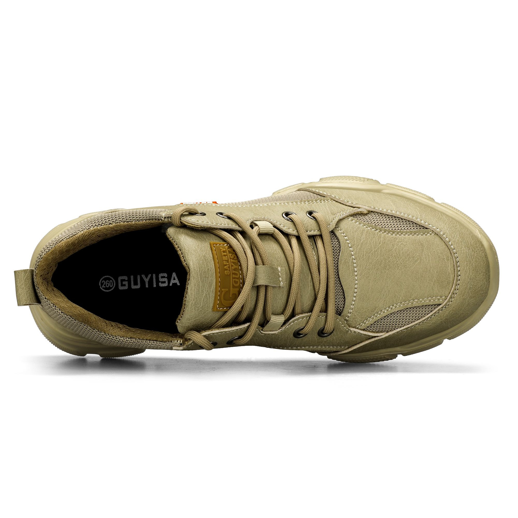 GUYISA Brand Breathable Safety Shoes Outdoor Wear-resistant Working Foot protection Steel Toe Safety Shoes