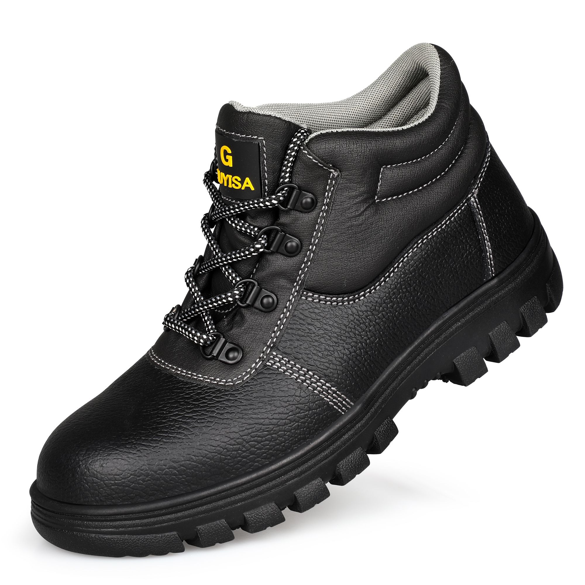 GUYISA Lightweight Steel Toe Waterproof Work Boots for Men Hot Sale Safety Shoes for Industrial Use
