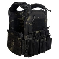 Multi functional tactical vest lightweight military shell CS field equipment 2025 winter new black
