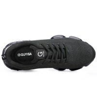 Comfortable Anti-smash Steel Toe Work Boots Breathable Safety Shoes Puncture Resistant Sole Winter Summer Construction
