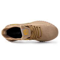 GUYISA Sports Series Customizable Fly Woven Fabric Safety Boots Breathable Mesh Upper Safety Boots