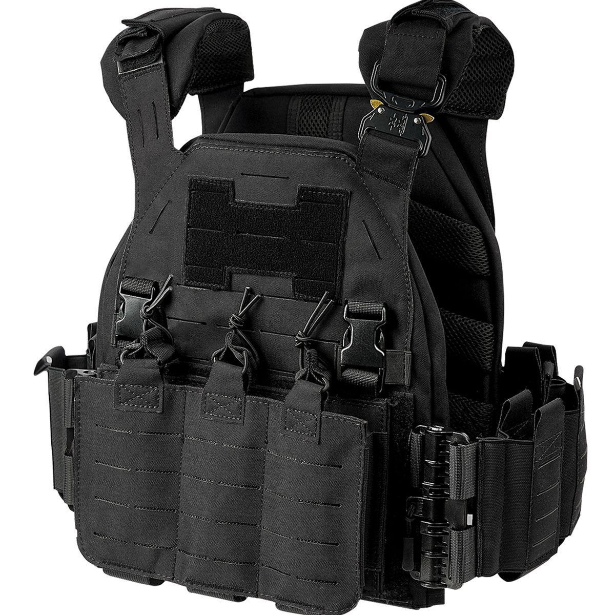 Outdoor molle multi-functional tactical vest, lightweight tactical vest with quick release buckle