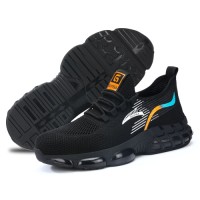 2025 New Anti-Slip Safety Shoes - Waterproof & Breathable Steel Toe Work Boots for Outdoor Labor Protection
