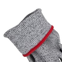 Cut Resistant HPPE Palm Dipped Gloves 13G Grey PU Coated for Industrial Handling & Workshop Safety