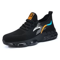 2025 New Anti-Slip Safety Shoes - Waterproof & Breathable Steel Toe Work Boots for Outdoor Labor Protection