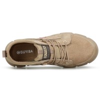 GUYISA High-Security Impact and Stab Resistant Safety Shoes for Construction & Heavy Industry Durable Rubber Outsole