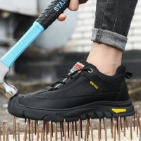 GUYISA High Quality Puncture & Impact Resistant 10KV Insulated Electrical Hazard Protection Mens Labor Safety Shoes