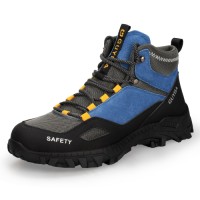 Fashion New Outdoor Breathable Anti-puncture Steel Toe Safety Shoes Supplier Man Shoes