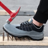 High-Performance Construction Shoes With Eva Sole Non-Slip Comfortable Steel Toe Boots With Kevla