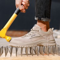 GUYISA Work Safety Shoes Industrial Construction Anti-smash Anti-puncture Steel Toe Safety Shoes