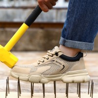 GUYISA Anti-Smashing Steel Toe Labor Work Safety Shoes Breathable & Wear Resistant Hot Sale for Men & Women