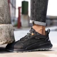 GUYISA Brand Mens Safety Shoes Direct Sale OEM/ODM Soft and Lightweight with Steel Toe for All Seasons-Unisex