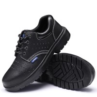 GUYISA Hot Sale Leather Labor Protection Footwear Non-Slip Waterproof with Impact & Puncture Resistant Guard