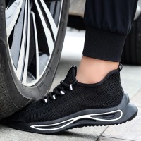 Professional Insulated Labor protection Shoes Light and Comfortable PU Outsole Breathable Fly Woven Upper Safety Shoes