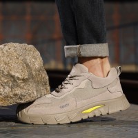 GUYISA Safety Shoes for Men Insulation 10kv Toe PU Shoes for Men Anti-puncture Suede Safety Shoes