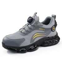 GUYISA Anti-Puncture Sports Shoes Steel Wire Fabric Upper TPU Sole Functional Safety Shoes Plastic Steel Plate New