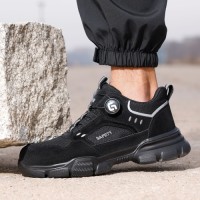 GUYISA Waterproof Microfiber Upper Safety Shoes Lightweight EVA Outsole Safety Shoes