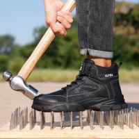 GUYISA Fashion Safety Boots Steel Toe Safety Boots for Outdoor Work