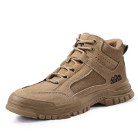 GUYISA Unisex Four Seasons Non Slip Anti Smashing and Anti Piercing Comfortable High-Top Safety Shoes Boots