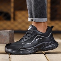 Outdoor Factory Direct Sales Anti-smash and Anti-puncture Safety Shoes High Quality Industrial Safety Shoes for Men