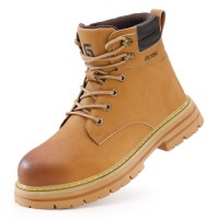 GUYISA Hot Selling Waterproof  Anti Smashing  Steel Sole Mens Labor Protection Safety Shoes