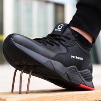 GUYISA Steel Toe Anti-Puncture Work Shoes Safety Foot Protection for Construction Industrial Heavy-Duty Labor