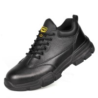 10KV Electrical Hazard Steel Toe Safety Work Boots - Anti-Puncture Leather for Mens Industrial