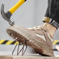 GUYISA Fashion Safety Shoes Industrial Construction Site Steel Toe Safety Shoes Anti-smashsafety Shoes