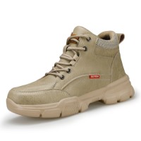 GUYISA Lightweight Anti Impact Puncture Resistant Safety Shoes for Outdoor Warehouse Work