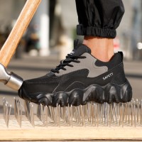 Sports Series Safety Shoes European Standard Steel Toe Microfiber Unsex Safety Shoes