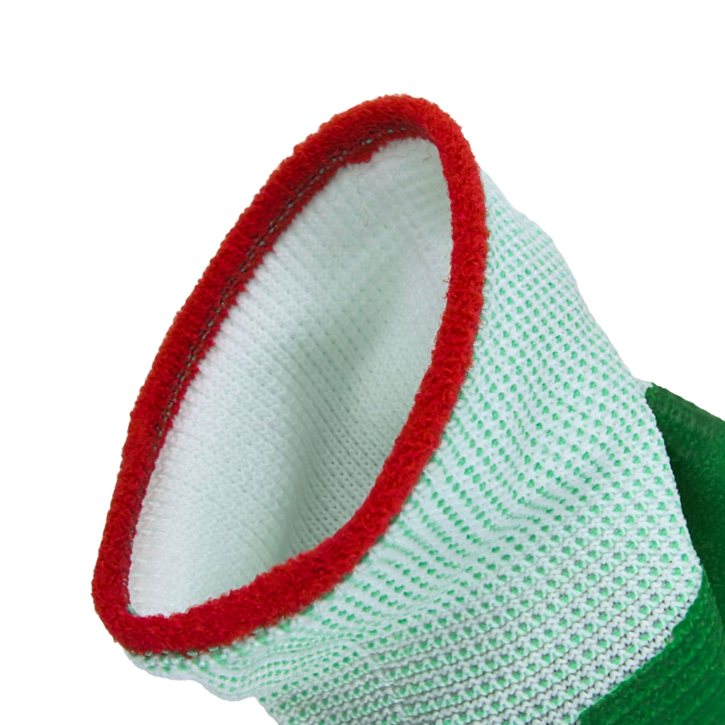 Crinkle Wave Latex Coated Gloves 13G Nylon Lined for Industrial Grip Enhancement & Chemical Resistance
