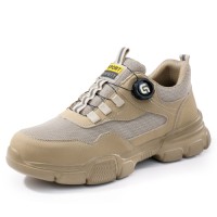GUYISA Safety Shoes Workwear Series Microfiber Upper European Steel Toe Puncture Sole New Fashion Safety Shoes
