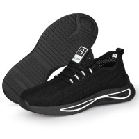 Professional Insulated Labor protection Shoes Light and Comfortable PU Outsole Breathable Fly Woven Upper Safety Shoes